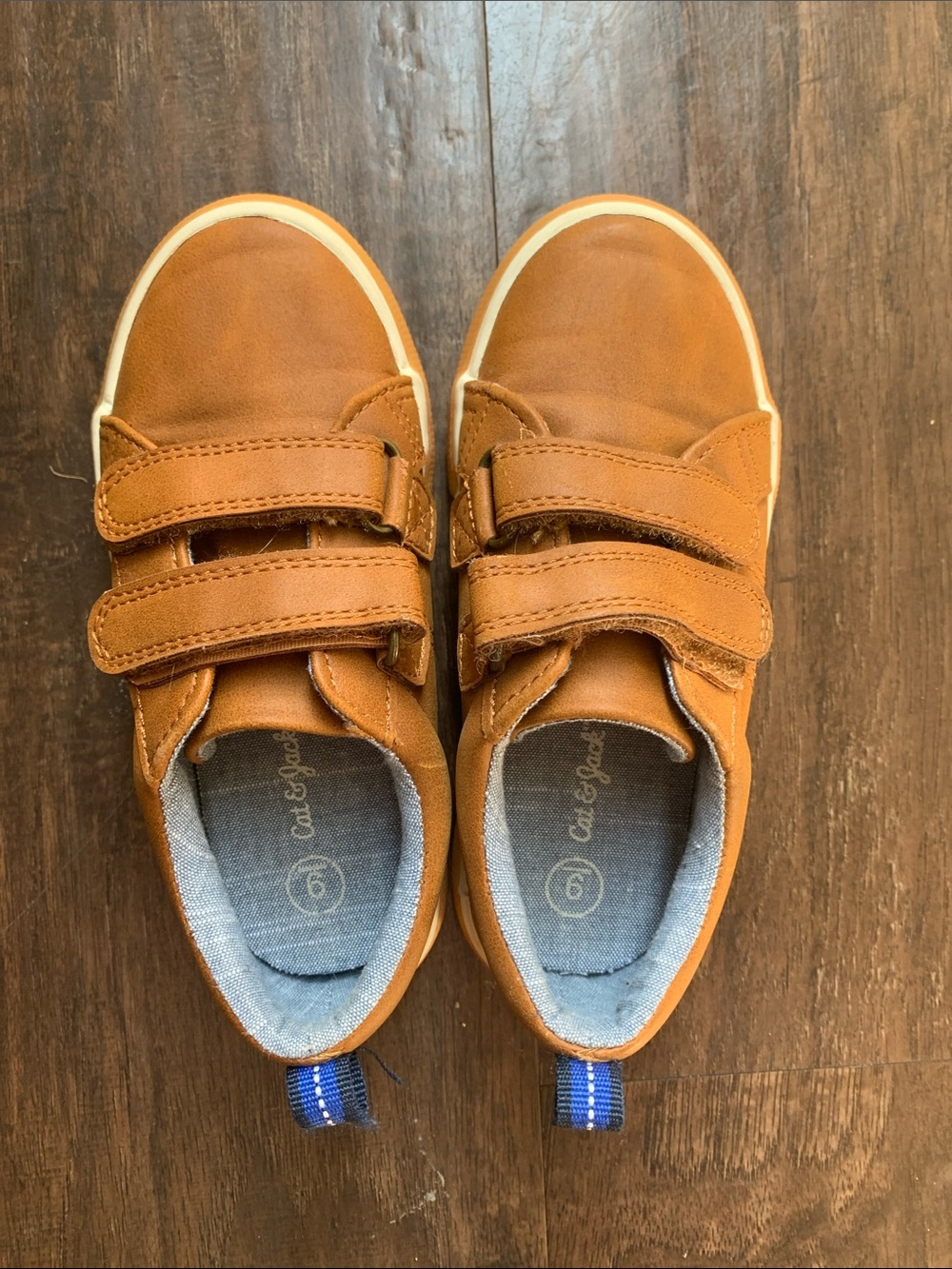 Cat & Jack Toddler Tan Double-Strap Sneakers